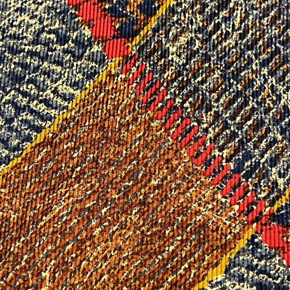 Hugo Boss Silk Necktie Plaid Pattern‎ Designer Made in Italy